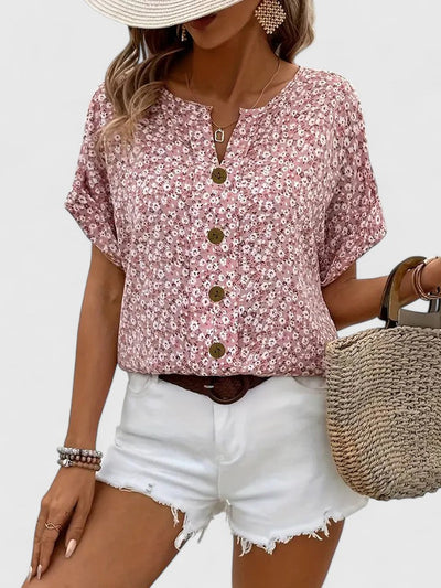 Clara | Elegant Floral Summer Top