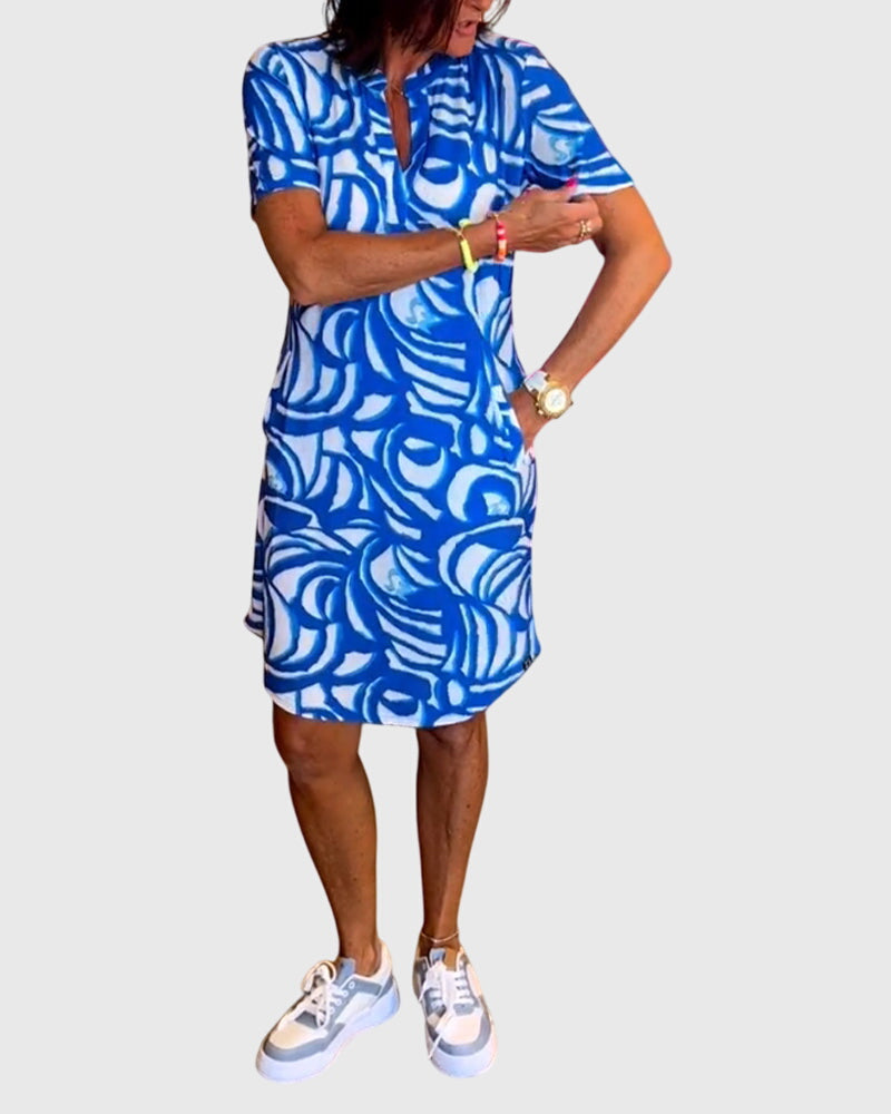 Clara | Flattering Avenue Walk Dress