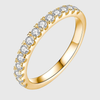 Zariahlene | Diamond Button Ring 18k Gold