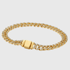 Shannelise | Cuban Pink Bracelet 18k Gold