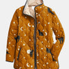 Eira | Cat Print Quilted Jacket
