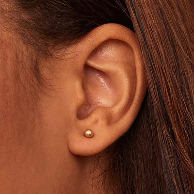 Soravelle | Round Earrings 18K Gold