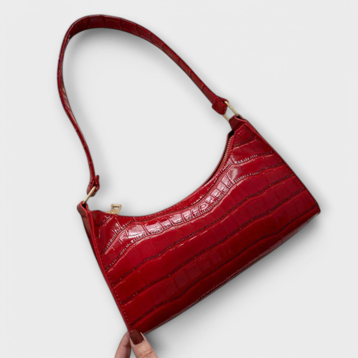 Sadie | Shiny Leather Bag