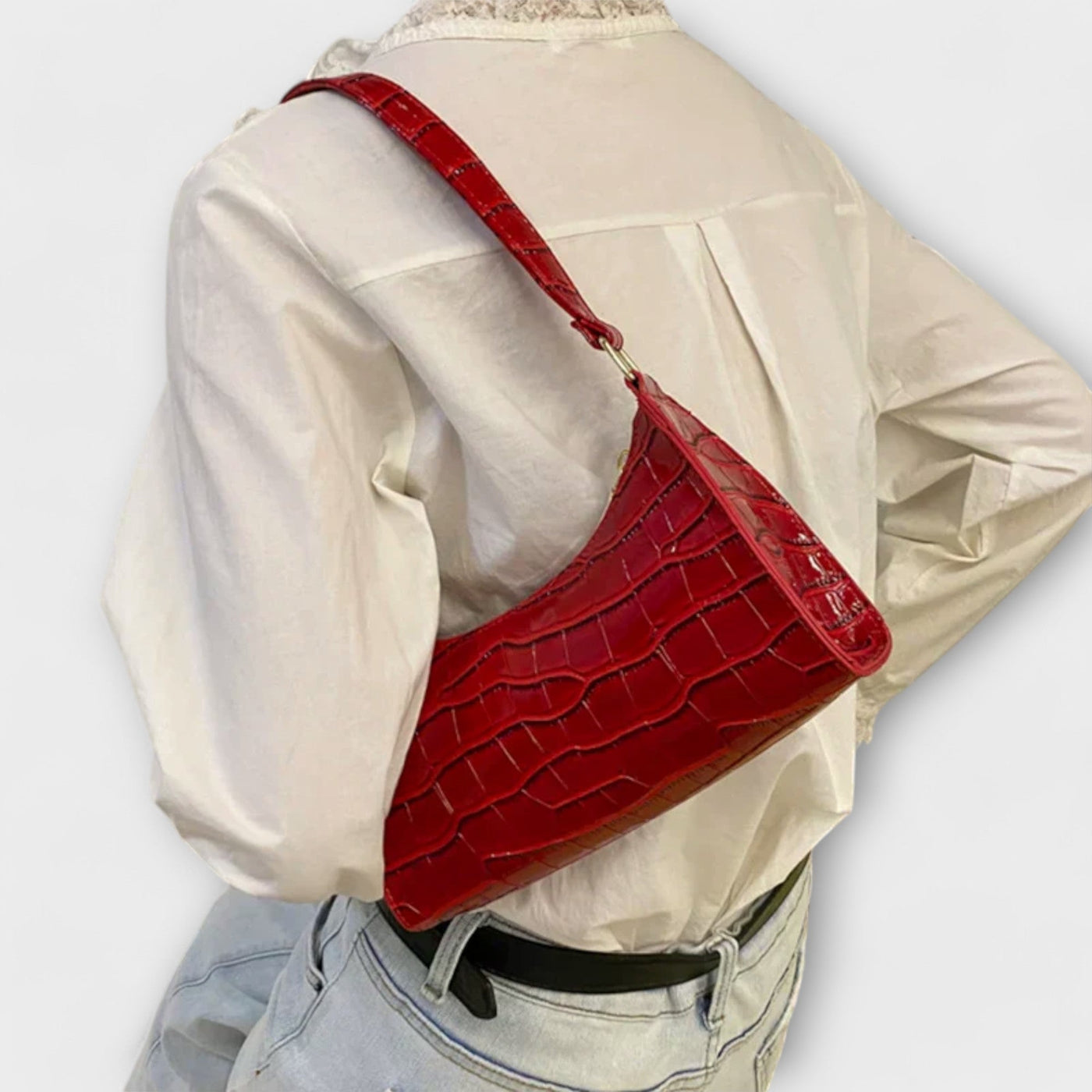 Sadie | Shiny Leather Bag