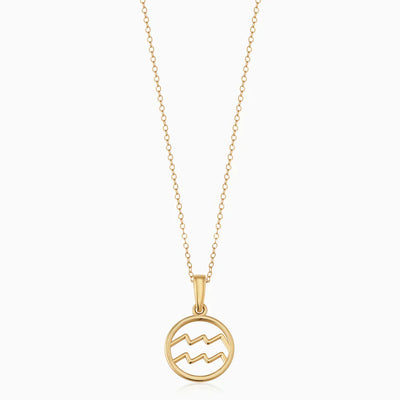 Rosalyette | Zodiac Sign Necklace 18k Gold