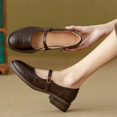 Mia | Classic Comfort Mary Janes Made of Leather