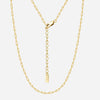 Tiaralynn | Small Paper Necklace 18K Gold