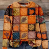 Deborah | Autumn Quilt Sweatshirt